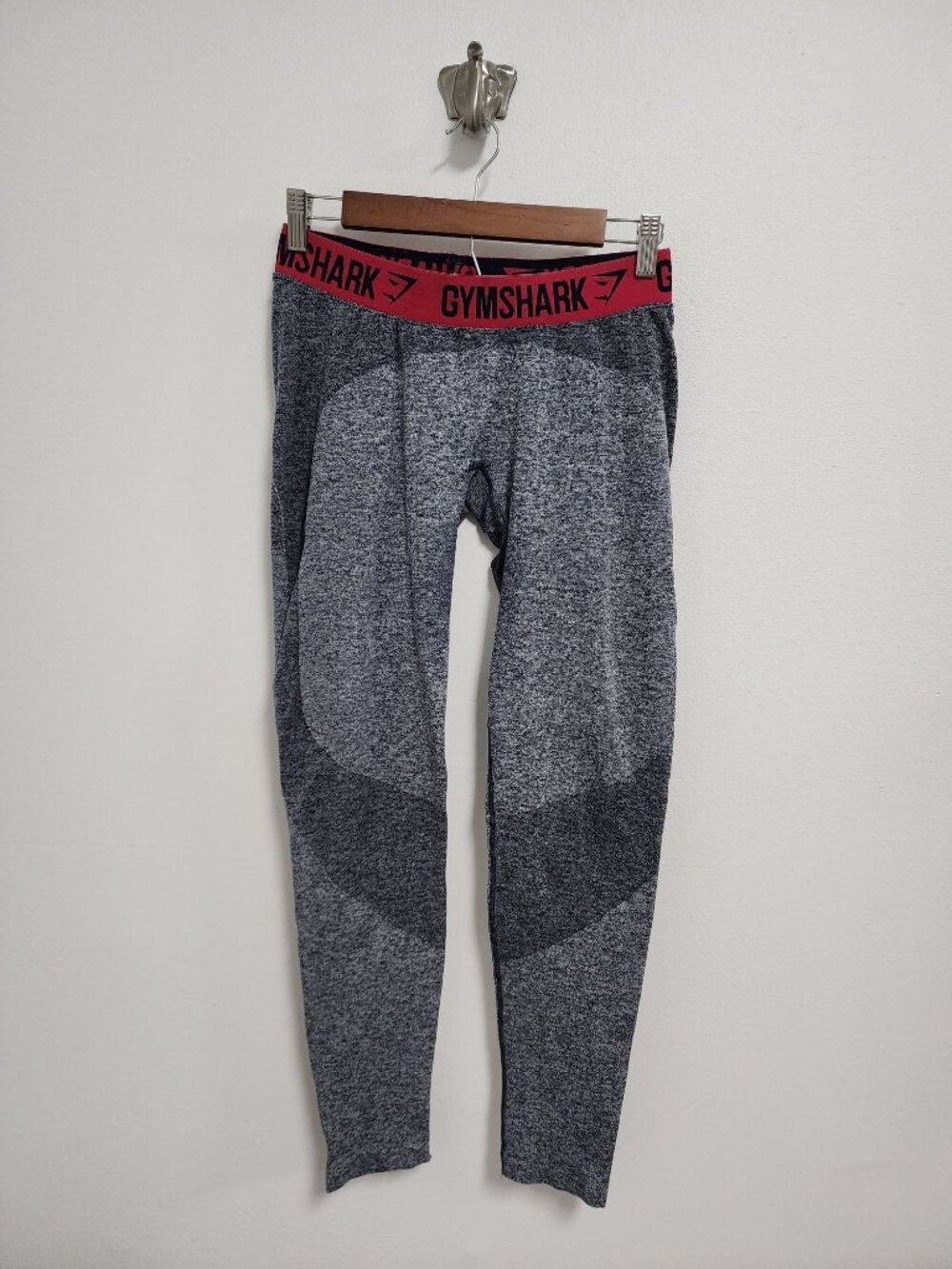 Gymshark Fit navy blue pink logo seamless legging S